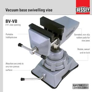 2-3/4 in. Swiveling Vacuum Base Vise