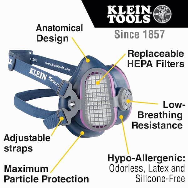 P100 Half-Mask Respirator, S/M