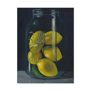 Lemons by Marnie Bourque Hidden Frame Food Wall Art 14 in. x 19 in.