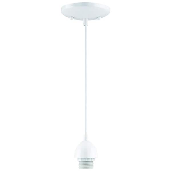 Westinghouse 1-Light White Adjustable Mini Pendant