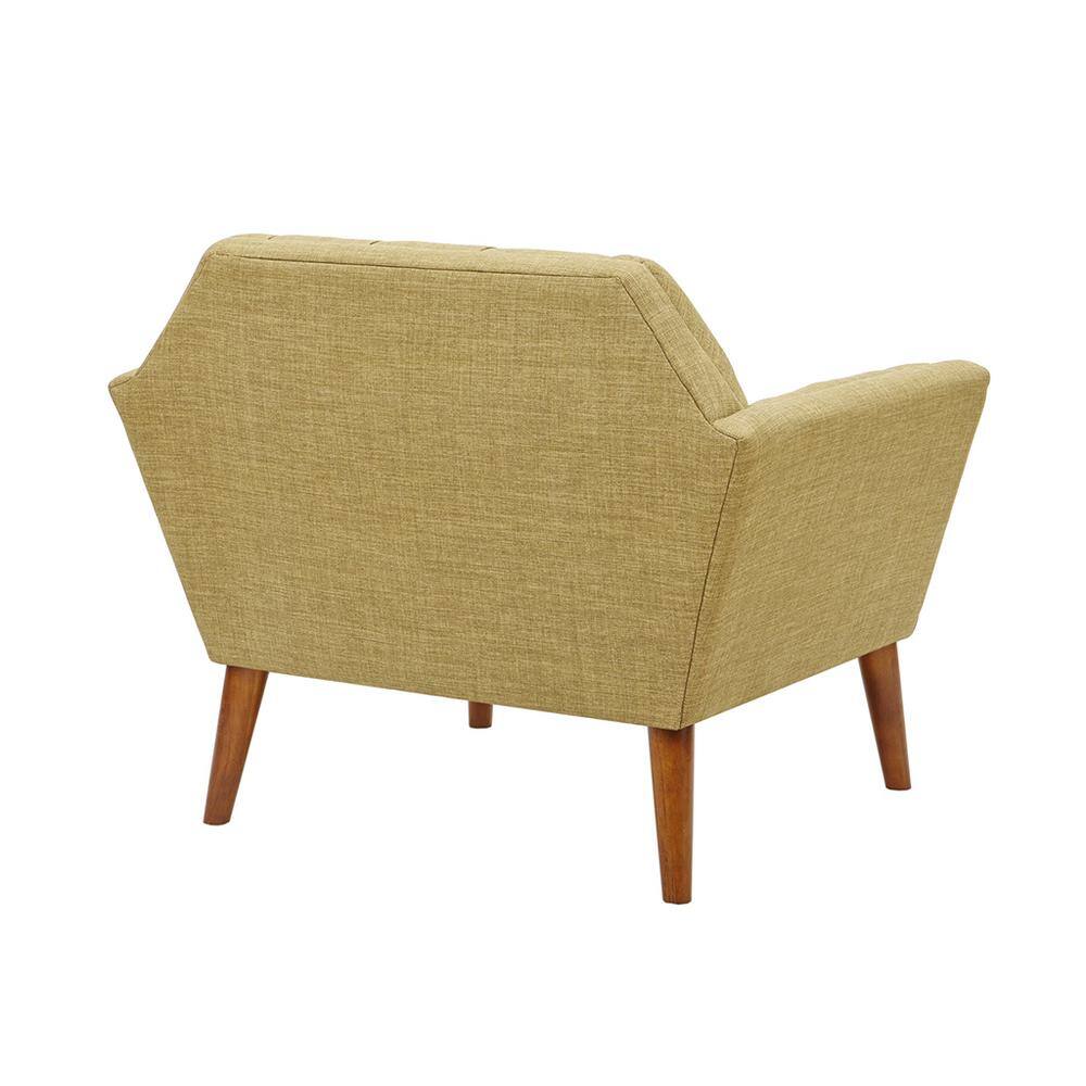 Pale Green Newport Wood Lounge Accent Chair
