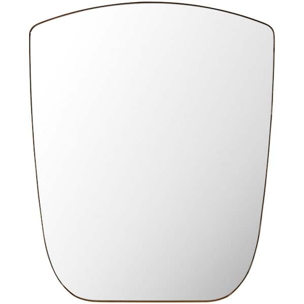 Livabliss Ajanta 29 in. x 24 in. Gold Framed Decorative Mirror
