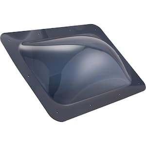 RV Skylight Replacement Cover, 18 in. x 26 in. Fits Most RV Openings, Smoke Color