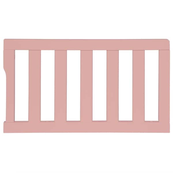 Dream On Me Universal Convertible Crib Toddler Guard Rail Dusty Pink