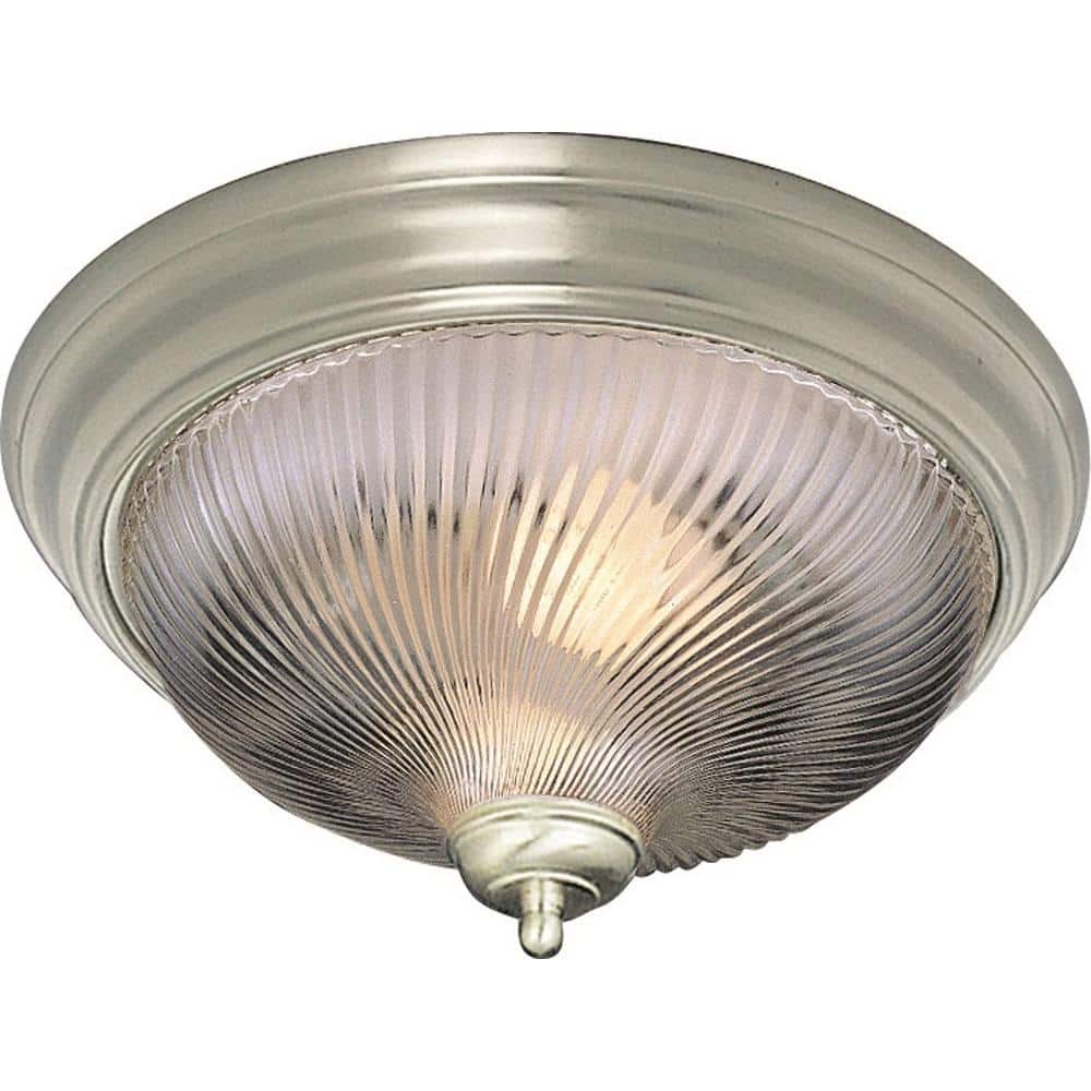 2-Light Brushed Nickel Flush Mount price history on PriceWatchPro