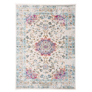 Traditional Persian 3 ft. 3 in. x 5 ft. Pink Area Rug