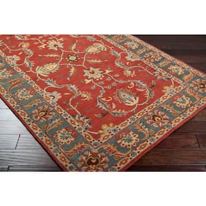 John Rust Red 8 ft. x 11 ft. Area Rug