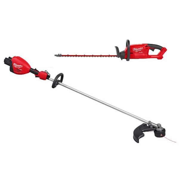 Have a question about Milwaukee M18 FUEL 18V Brushless Cordless 17 in. Dual Battery Straight Shaft String Trimmer w M18 FUEL Hedge Trimmer 2 Tool Pg 0 The Home Depot