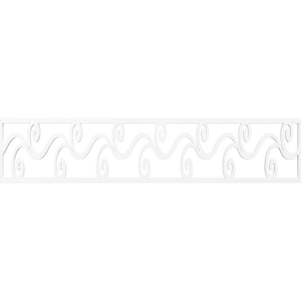 Ekena Millwork Tilden Fretwork 0.375 in. D x 46.75 in. W x 10 in. L PVC Panel Molding