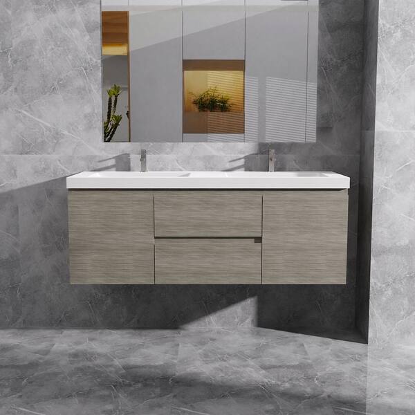 Opvande Alice 60 in. W x 20 in. D x 22 in. H Floating