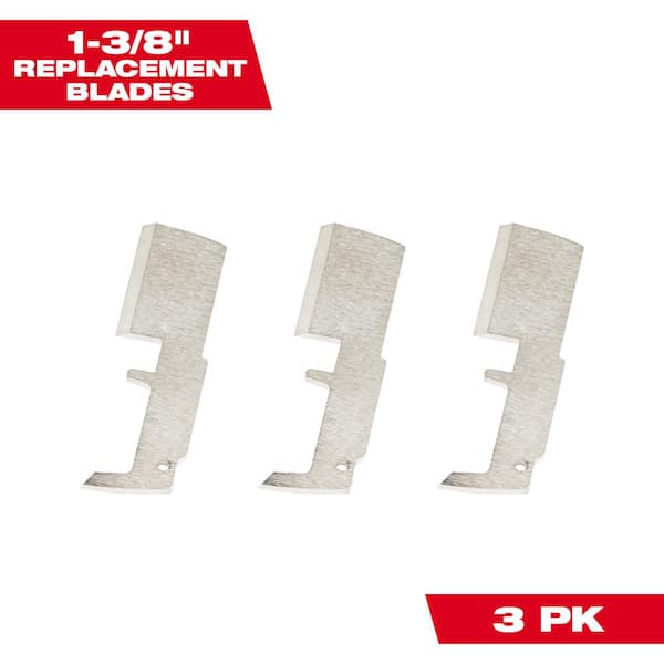 Milwaukee 1-3/8 in. Switchblade Replacement Blade (3-Pack)