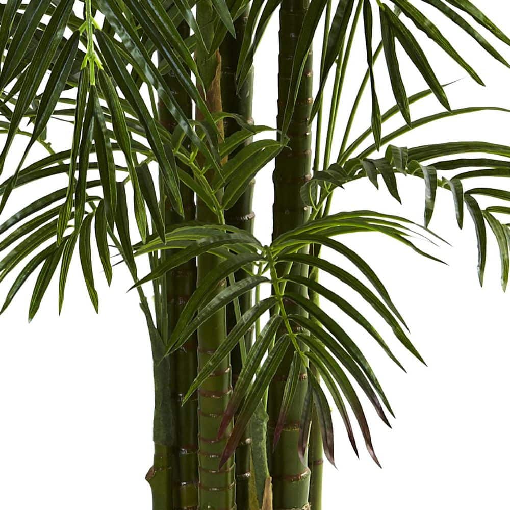 Nearly Natural 6.5ft UV Resistant Areca Palm in Pot