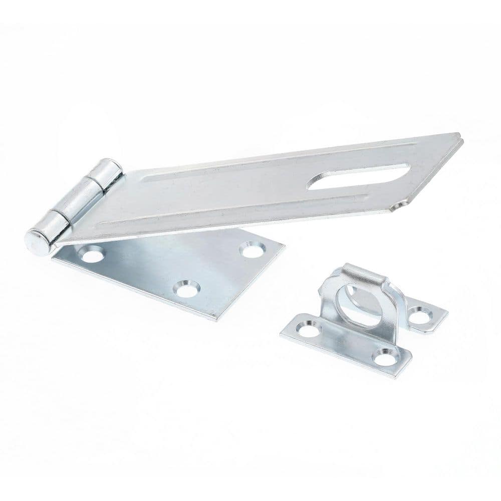 Door and Gate Safety Hasp Hinge Latch with Fixed Staple 6 inch with Screws Zinc Plated (Single Pack) price history on PriceWatchPro