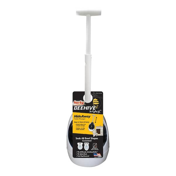 Korky Beehive Max Hideaway Plunger 97-3A - The Home Depot