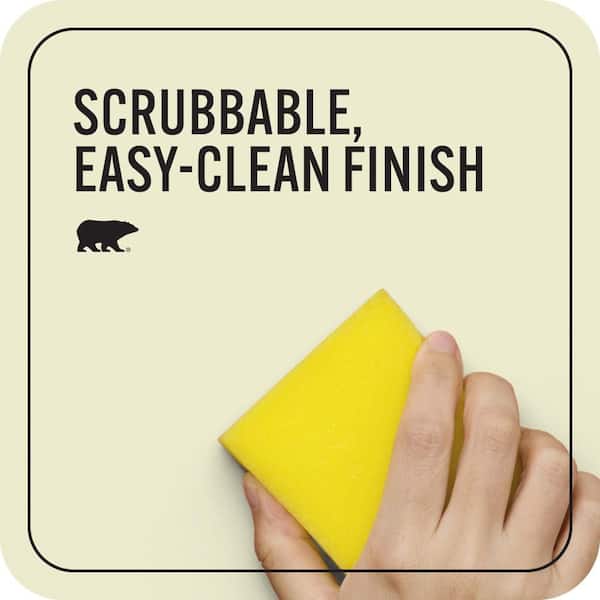 BEHR MARQUEE 1 qt. #M340-2 Floating Lily Eggshell Enamel Interior