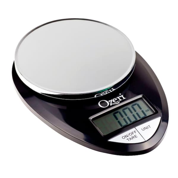 Ozeri Pro Digital Kitchen Food Scale, 1 g to 12 lbs. Capacity, in Stylish Black