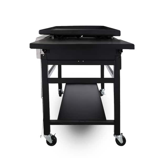 Royal Gourmet GB4000 36-inch 4-Burner Flat Top Propane Gas Grill Griddle for BBQ Camping Black 