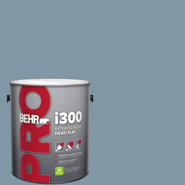 BEHR PRO 1 gal. #560F-5 Bleached Denim Dead Flat Interior Paint