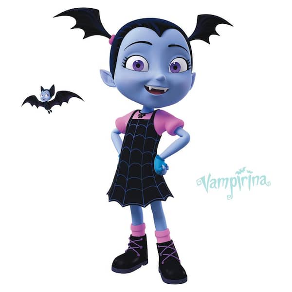 RoomMates Black and Blue and Pink Disney Vampirina Giant Wall Decals