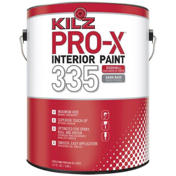 KILZ PRO-X 1 gal. Dark Base Eggshell Interior Paint