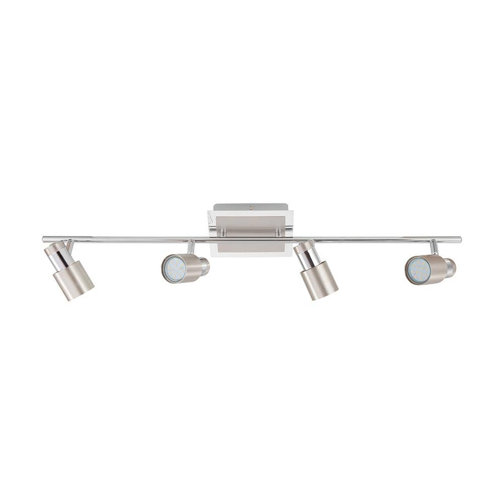 Davida-2 3 ft. Matte Nickel/Chrome Fixed Track Lighting Kit price history on PriceWatchPro