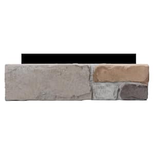 23.5 in. x 6 in. Stone Shadowledge Limestone Veneer Siding (Flats)