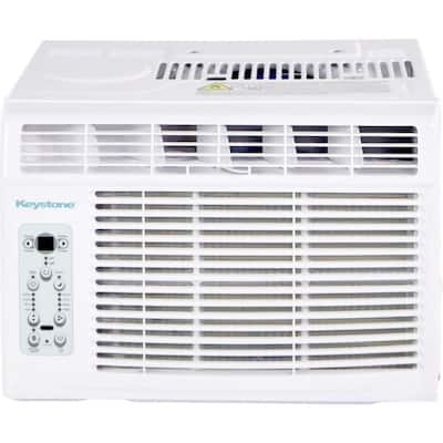 10,000 BTU (DOE) 115 Volts Window Air Conditioner Cools 450 sq. ft. with Dehumidifier and Remote in White