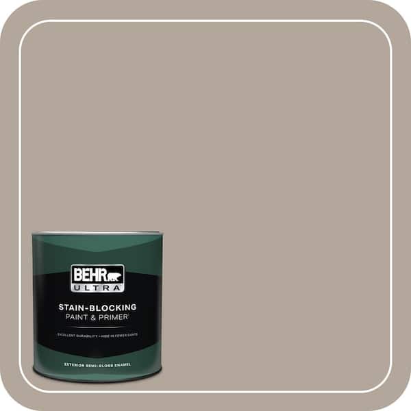 BEHR ULTRA 1 qt. #ECC-45-1 Deer Run Semi-Gloss Enamel Exterior Paint & Primer