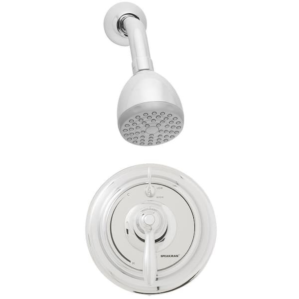 Speakman SentinelPro 1-Handle 1-Spray Shower Faucet Trim Kit in Polished Chrome (Valve included) (Valve Included)
