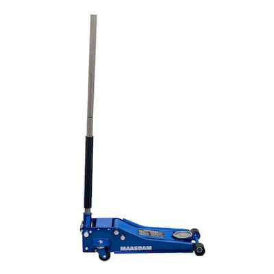 3-Ton Low Profile Floor Jack with Quick Lift in Blue