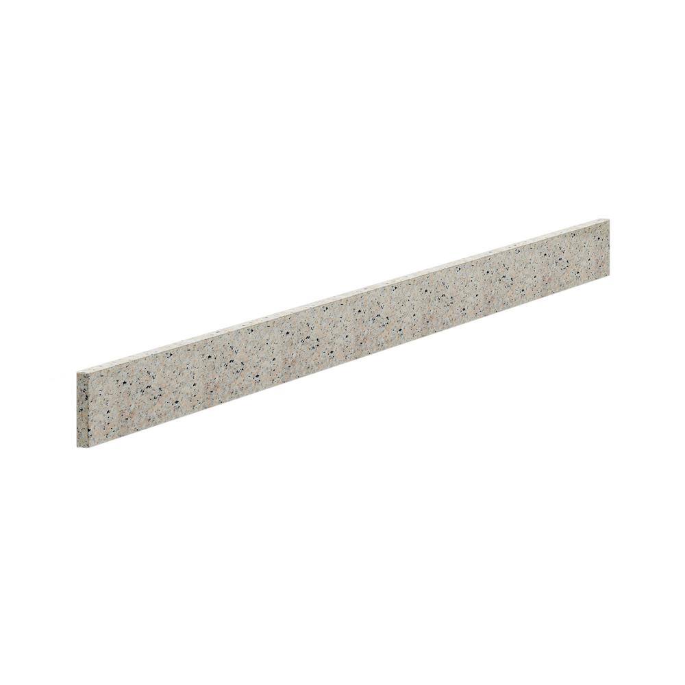 Newport 60.3 in. Granite Backsplash in Champagne