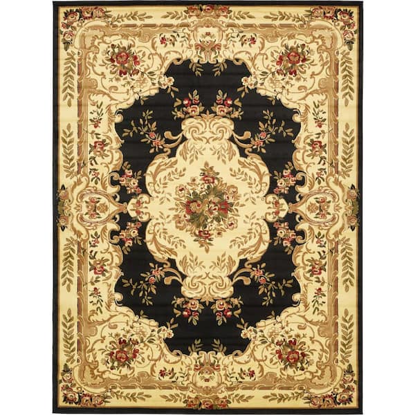 Versailles Charles Black 9' 0 x 12' 0 Area Rug