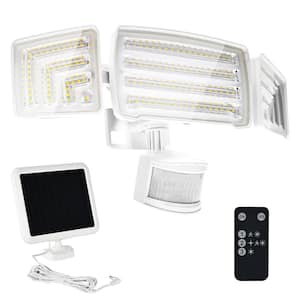 10-Watt 1800-Lumens White Motion Sensing Integrated LED Flood Light