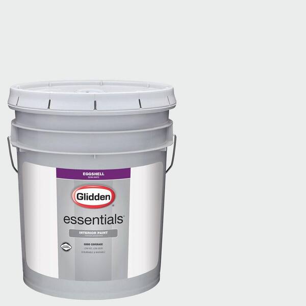 Glidden Essentials 5 gal. #HDGCN56 Drifting Snow Eggshell Interior Paint