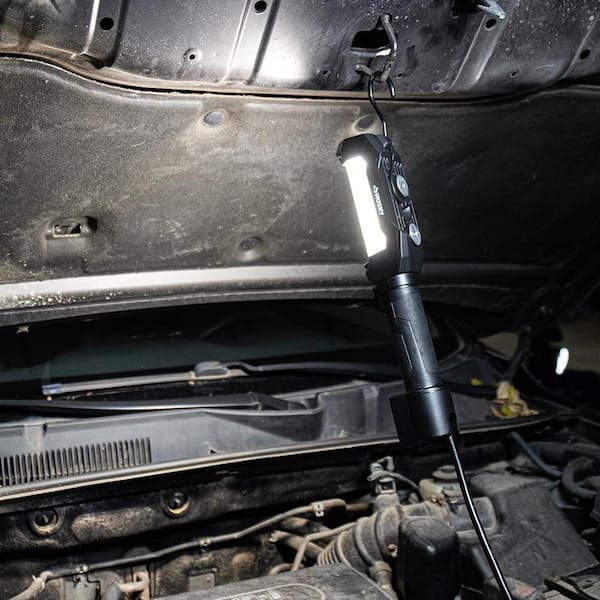 Husky 1800LM 120-Volt LED CORDED HANDHELD LIGHT K40519 - The Home