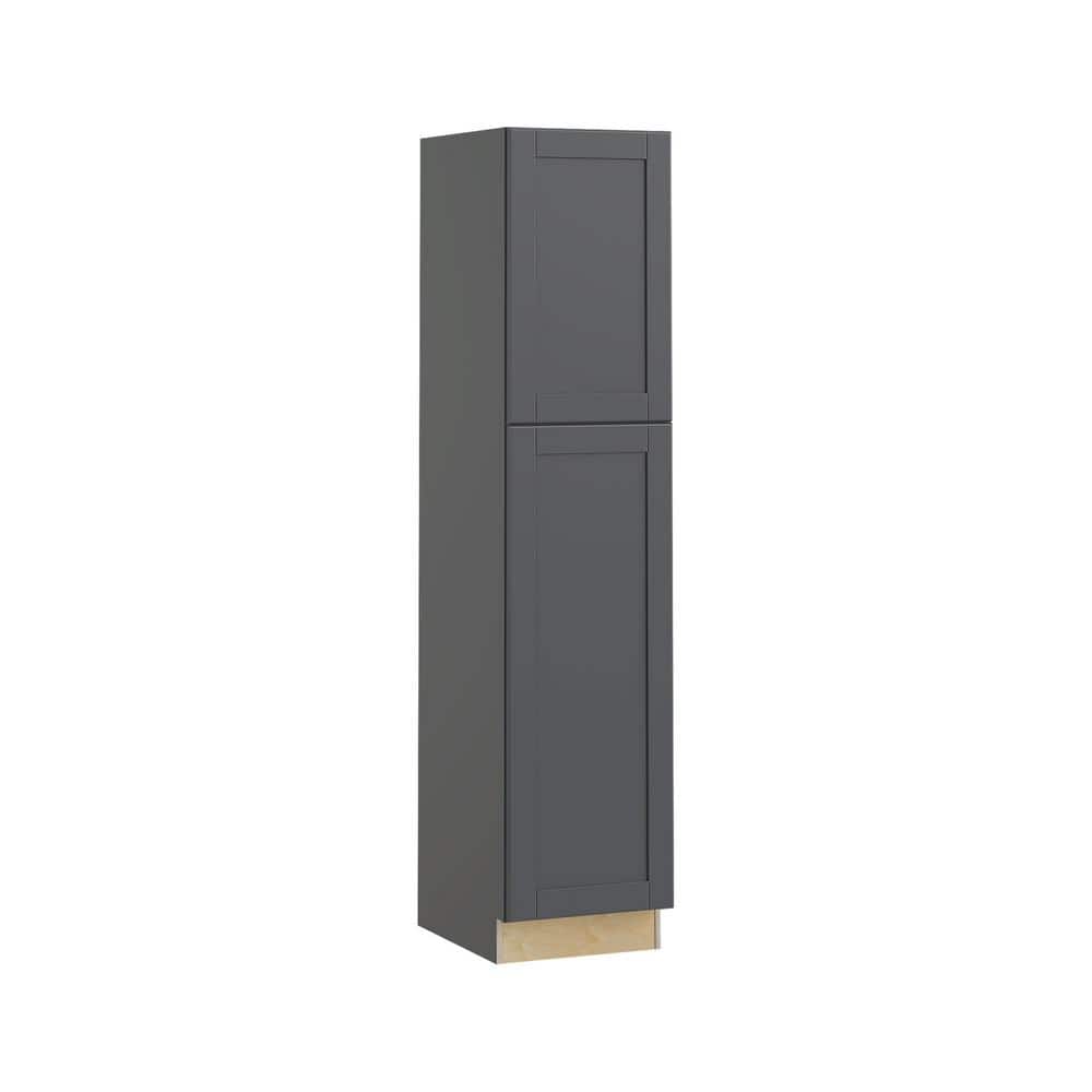 Washington 18 in. W x 24 in. D x 84 in. H Assembled Plywood Pantry Kitchen 