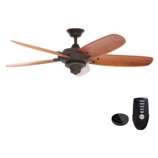 Home Decorators Collection Altura 56 in. Oil Rubbed Bronze Wi-Fi Enabled Smart Ceiling Fan with Remote Works with Google Assistant and Alexa