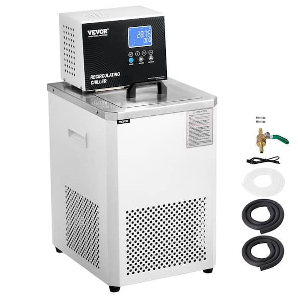 Laboratory Chiller Circulator, 6L Chiller Lab Low Temperature Cooling Liquid, 23°F-212°F Circulator Pump Chiller, LCD