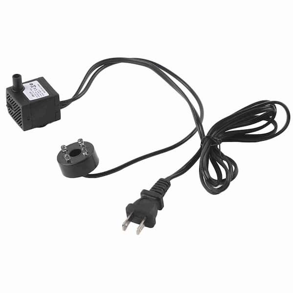 2W Ultra-Quiet Submersible Fountain Pump with Integrated LED Light, Ceramic Shaft & Suction Cups