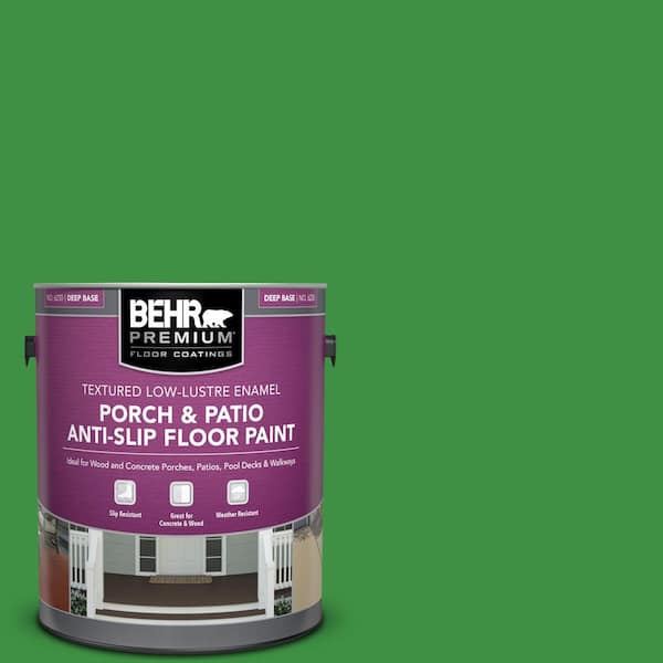 BEHR PREMIUM 1 gal. #440B-7 Par Four Green Textured Low-Lustre Enamel Interior/Exterior Porch and Patio Anti-Slip Floor Paint