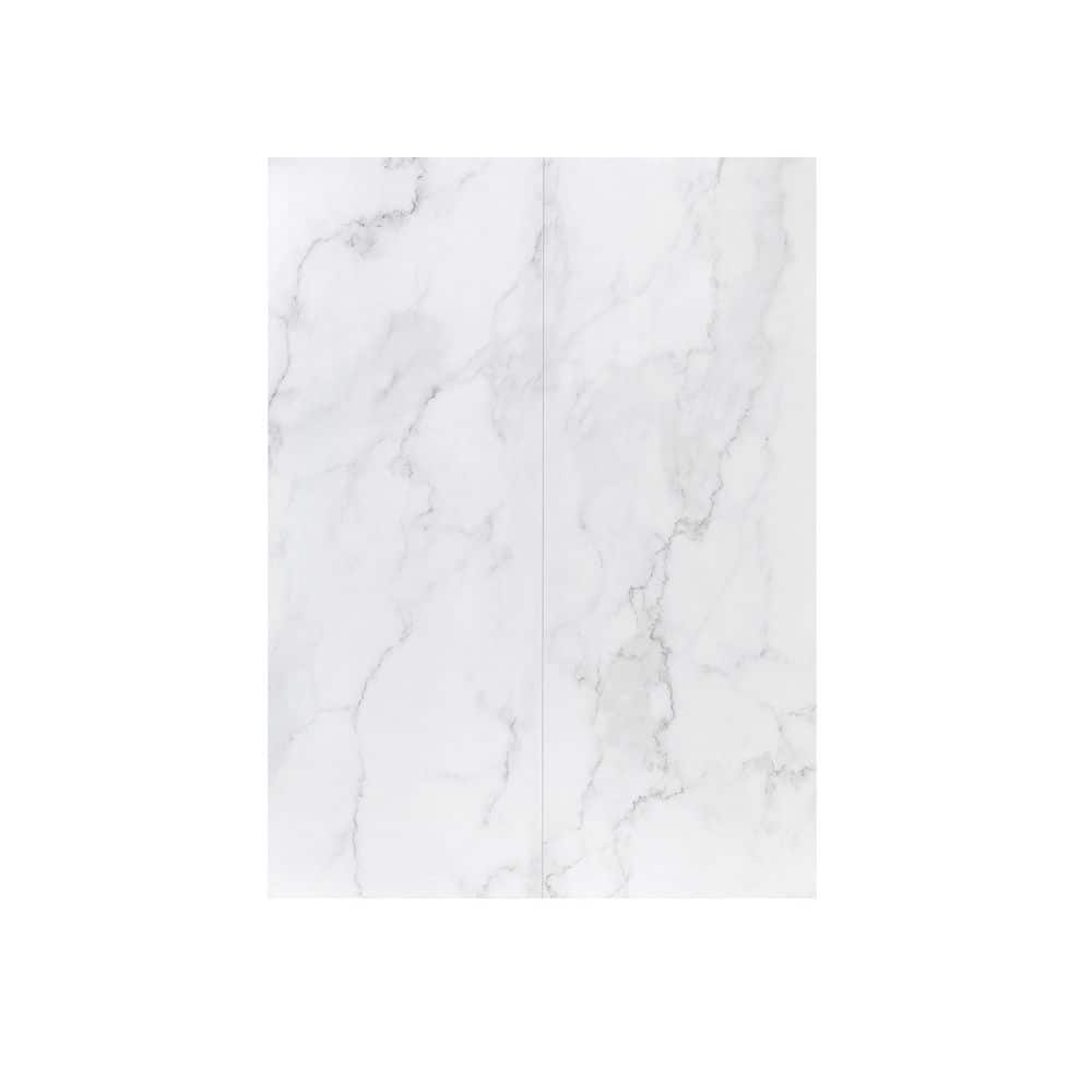 Carrara Marble 60'' x 80'' Shower Wall Kit