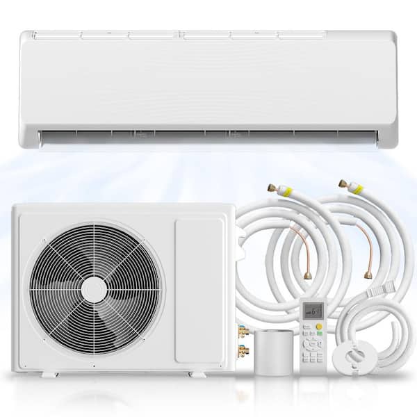 18000 BTU Mini Split Air Conditioner & Heater, 19 SEER2 230V Ductless Wall-Mounted AC Unit Covers Up to 1050 Sq.Ft