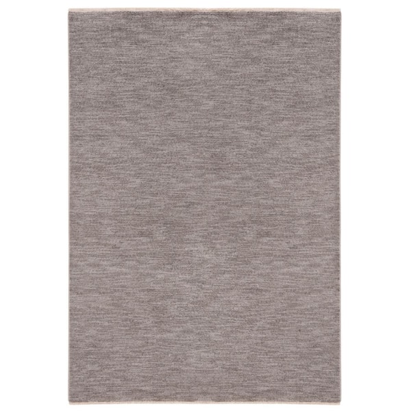 Lasa 9 ft. x 12 ft. Gray Marle Striped Area Rug