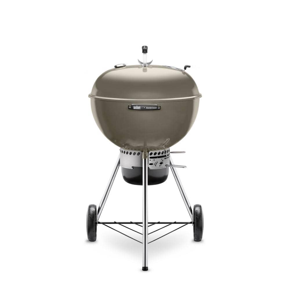 Master-Touch 22 in. Charcoal Grill in Smoke with Built-In Thermometer