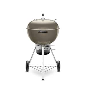 Master-Touch 22 in. Charcoal Grill in Smoke with Built-In Thermometer