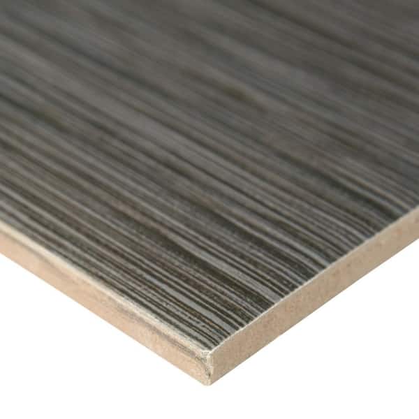 MSI Metro Gris 12 in. x 24 in. Matte Porcelain Stone Look Floor and Wall Tile (16 sq. ft. /Case)