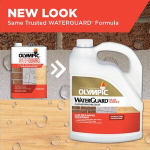 WaterGuard 1 gal. Clear Multi-Surface Exterior Wood Sealer