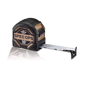 16 ft. Tape Measure, 1 1/4 in. W Double-Sided Printed Blade, Military-Grade Composite Case, Mil-X Coated Blade