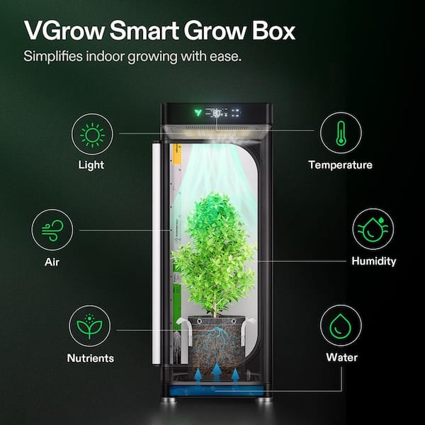 VIVOSUN VGrow All-in-One Smart Grow Box, Indoor Growing System