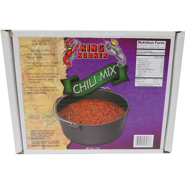 King Kooker 1.7 lbs. Party Size Chili Mix